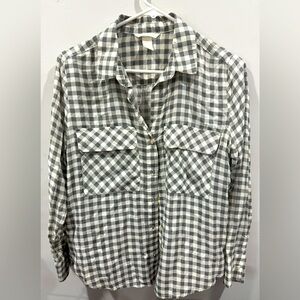 H&M button up blouse- very soft